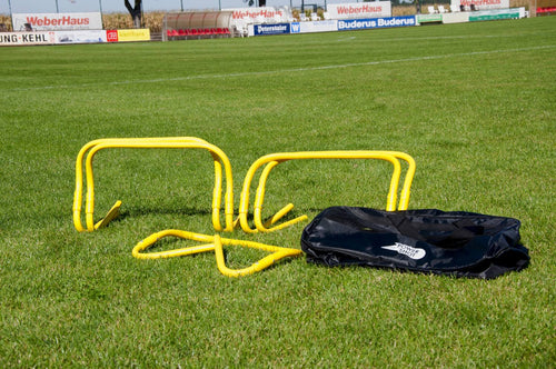Trainingshürden 5er Set - verstellbar 23/30 cm