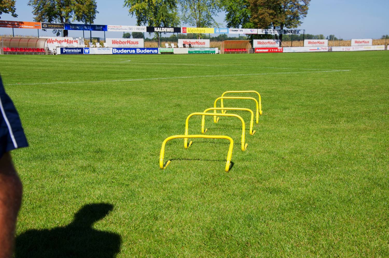 Trainingshürden 5er Set - verstellbar 23/30 cm