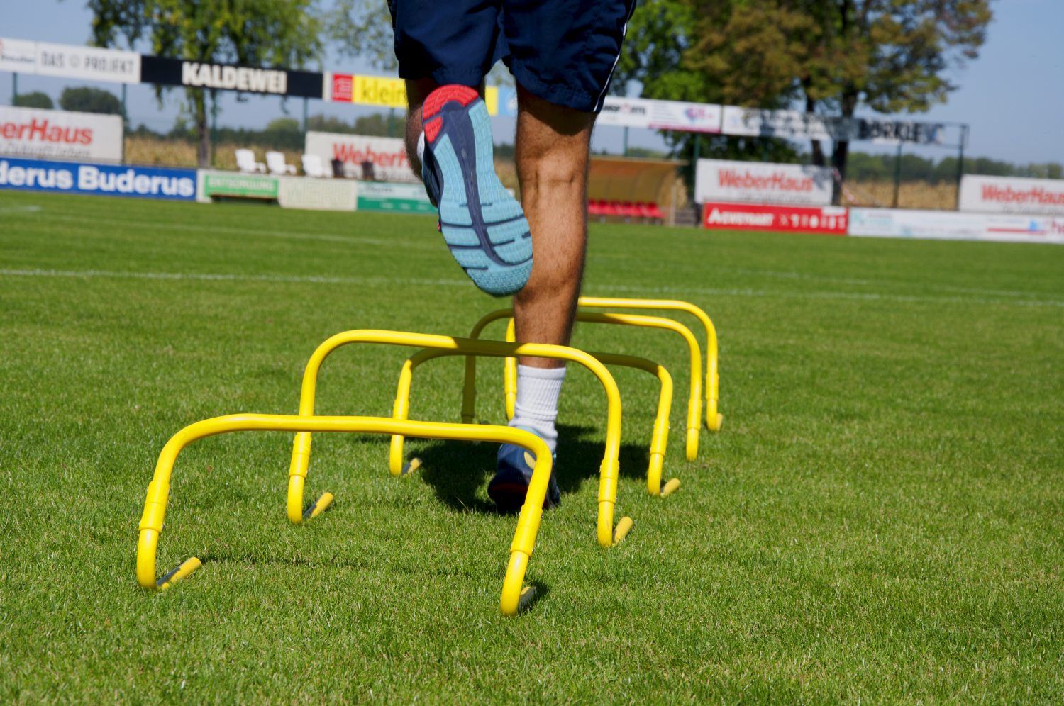 Trainingshürden 5er Set - verstellbar 23/30 cm