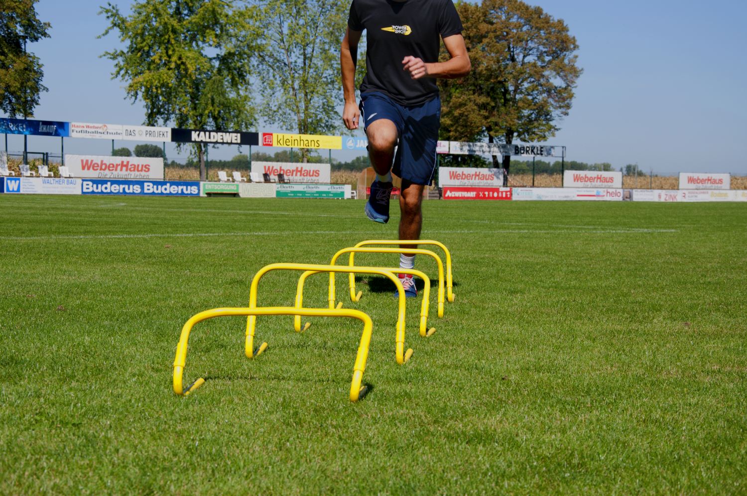 Trainingshürden 5er Set - verstellbar 23/30 cm