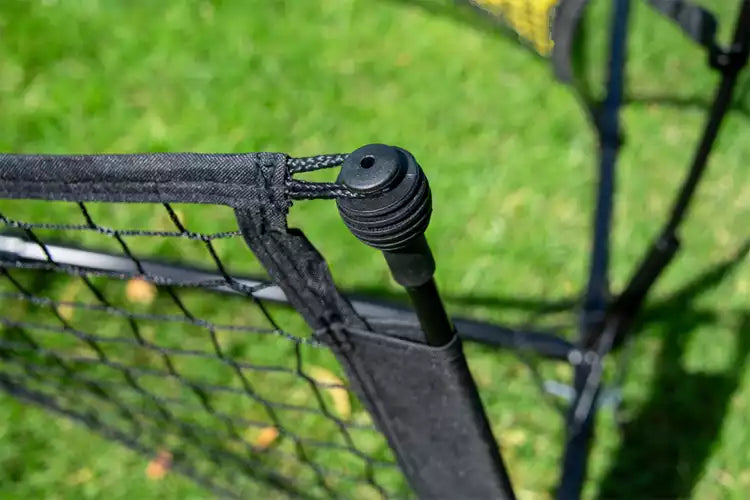 Fußballtrainer - Zweiseitiges Abprallnetz + BALL