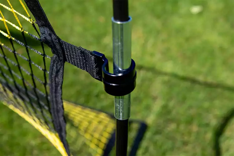 Fußballtrainer - Zweiseitiges Abprallnetz + BALL