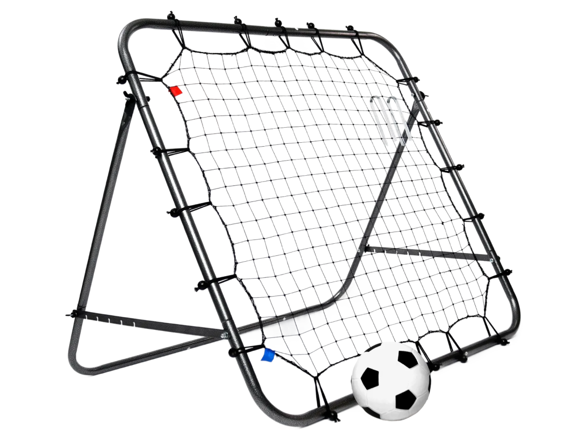Rückprallnetz mit Ball und Pumpe