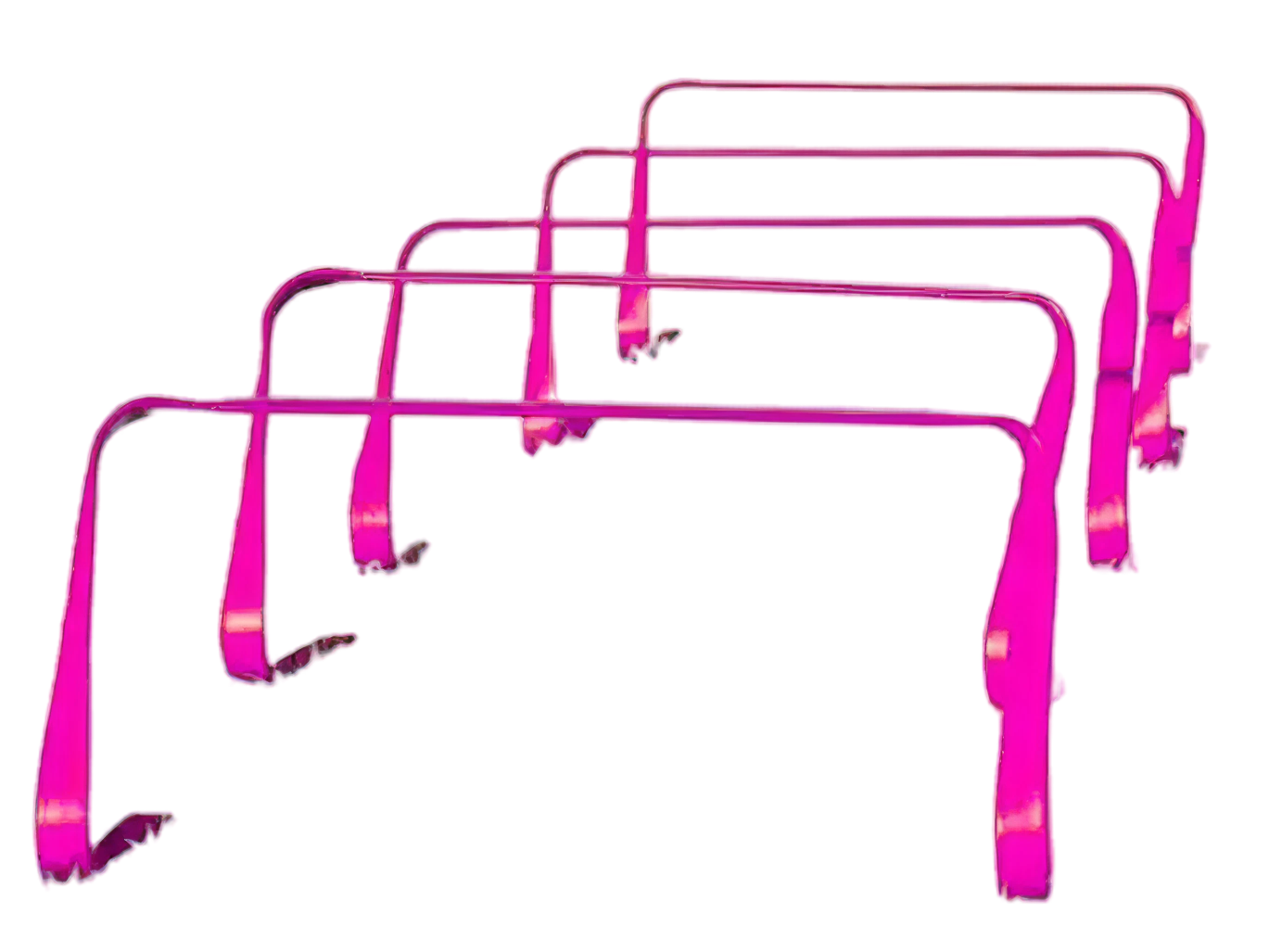 5er-Set weiche Hürden - 23cm