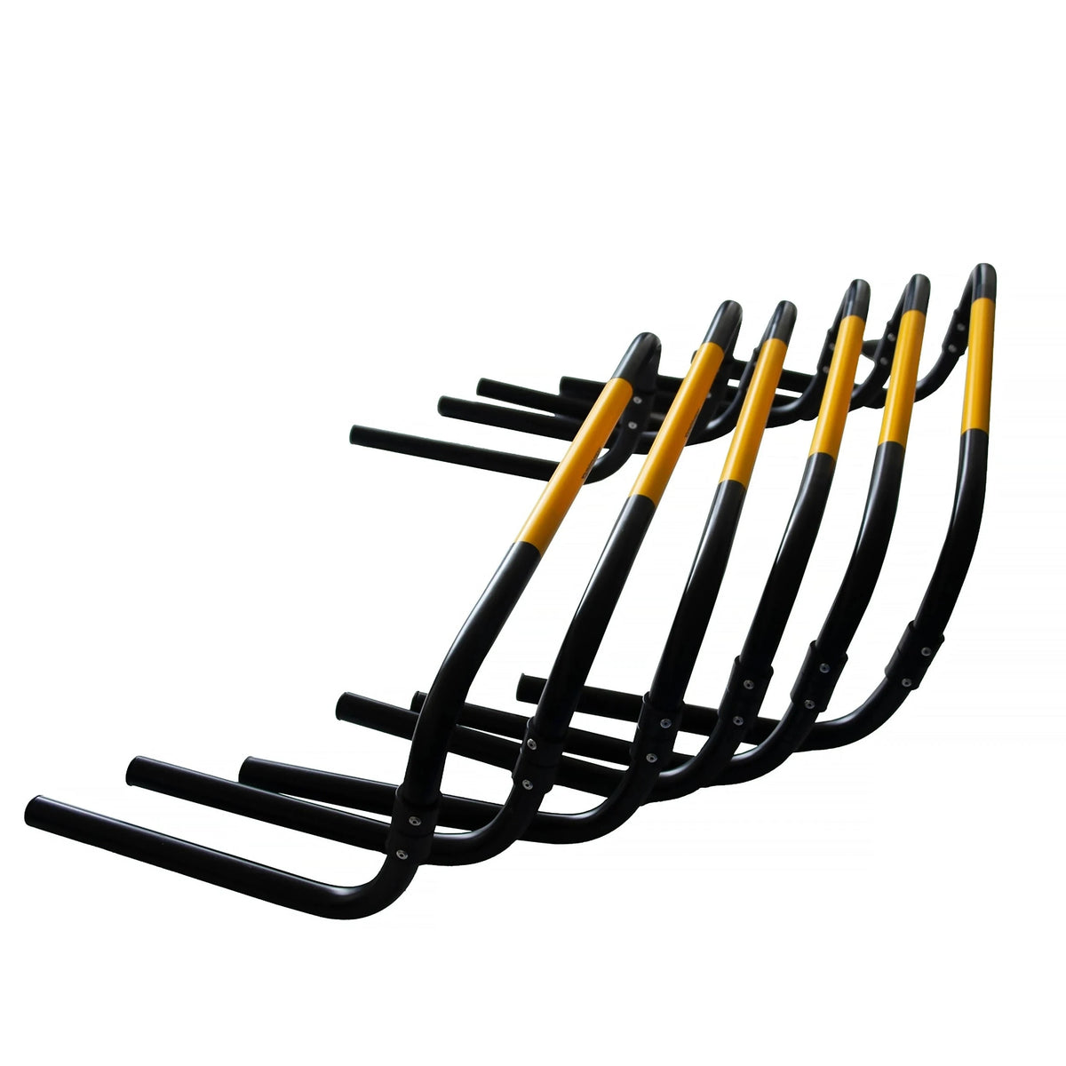 Set van 6 zelfterugverende trainingshorden – 20cm