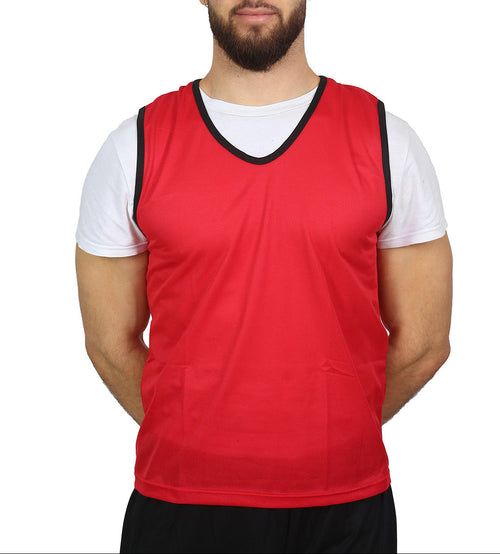 Full Mesh Training Bib Red - XL/XXL