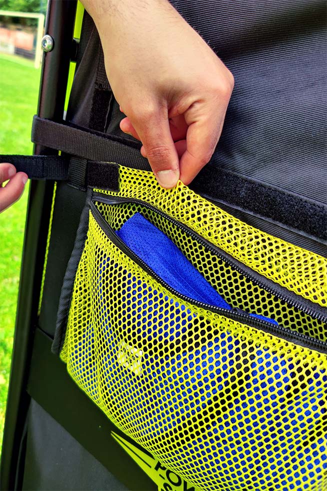 Robuuste transportkar voor ballen en trainingsmateriaal