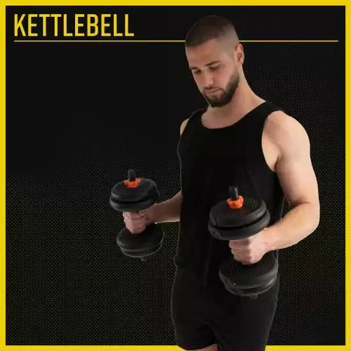 Komplettes Bodybuilding-Set 10kg - Das Wichtigste zum Muskelaufbau