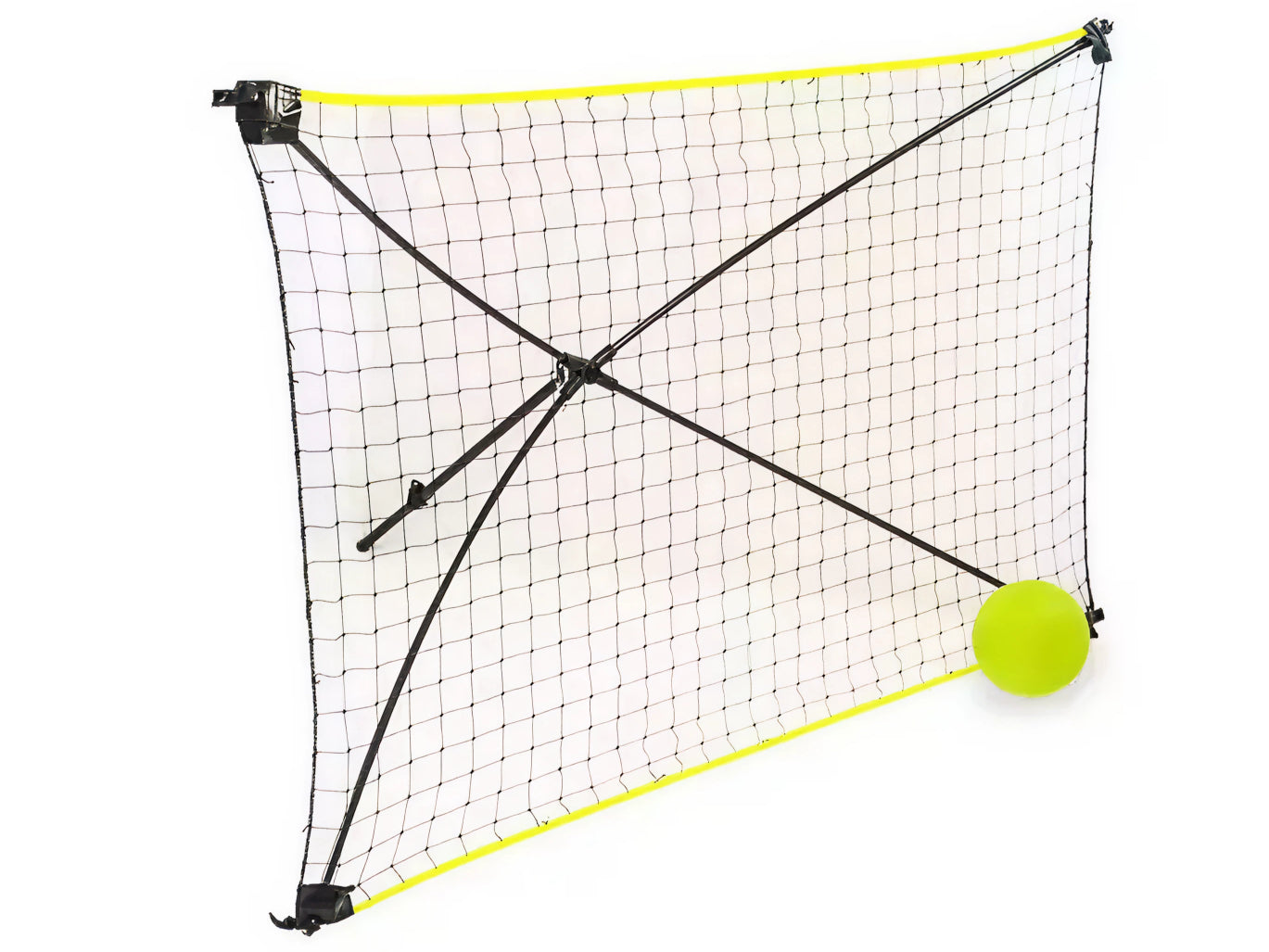 X Rebounder - Kompaktes Rückprallnetz und Ball