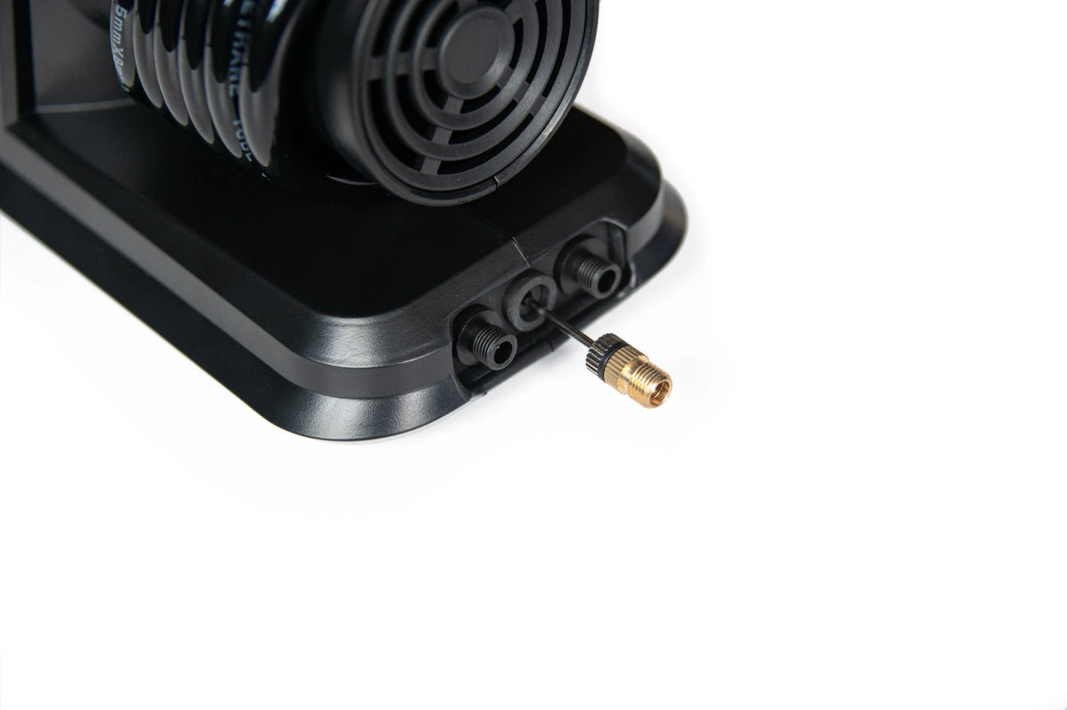 Intelligente compressor met automatische stopfunctie