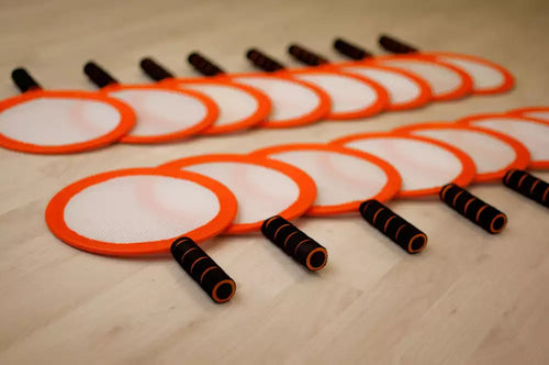 12 Mini-Tennisschläger - Perfekt für Schulen und Kommunen