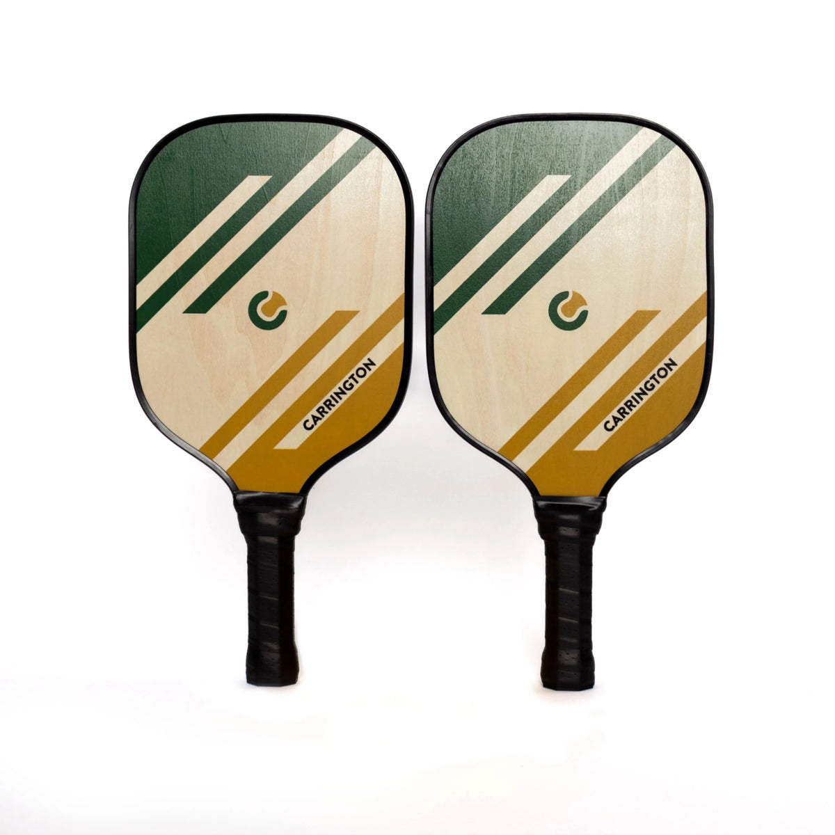 Pickleball - Ökologischer Grundschläger aus Holz (Satz von 2)
