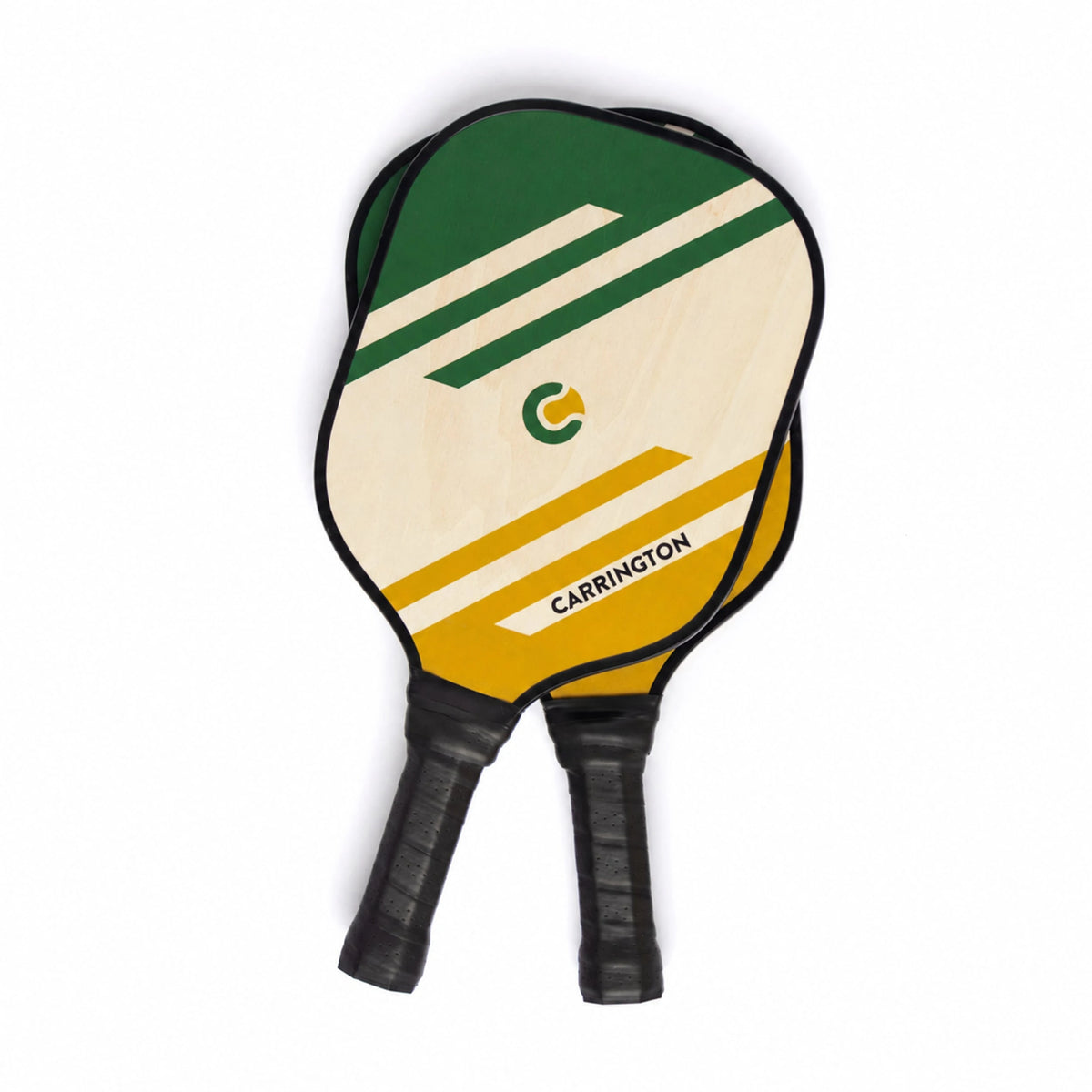 Pickleball - Ökologischer Grundschläger aus Holz (Satz von 2)