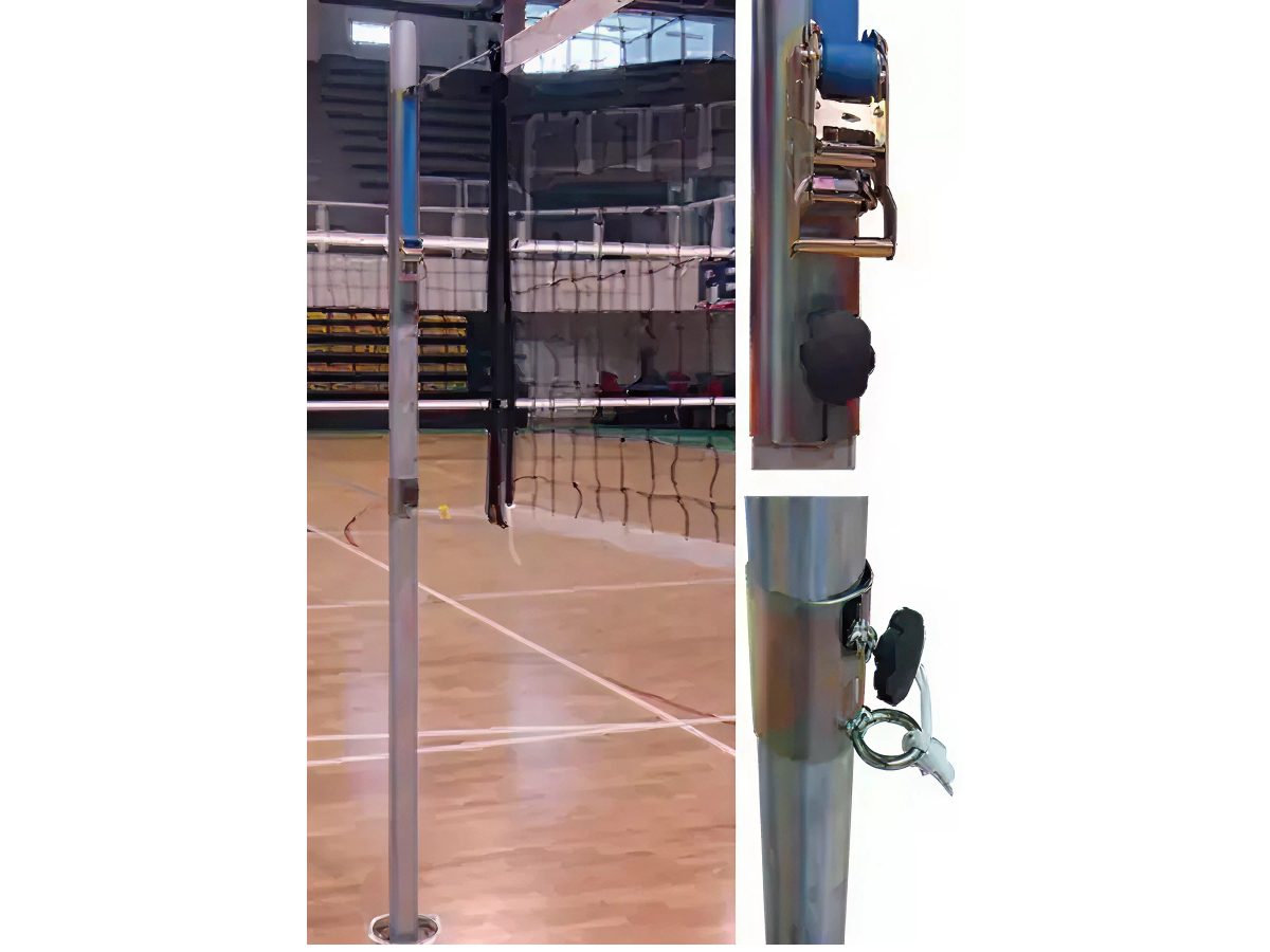 Stahl Volleyballpfosten Multisport (1 Paar)