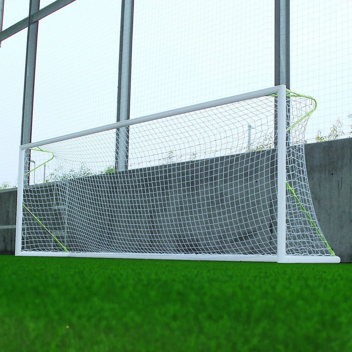 8 a side football goal transportable aluminium - 6 m x 2.1 m - Ø80 mm Powershot