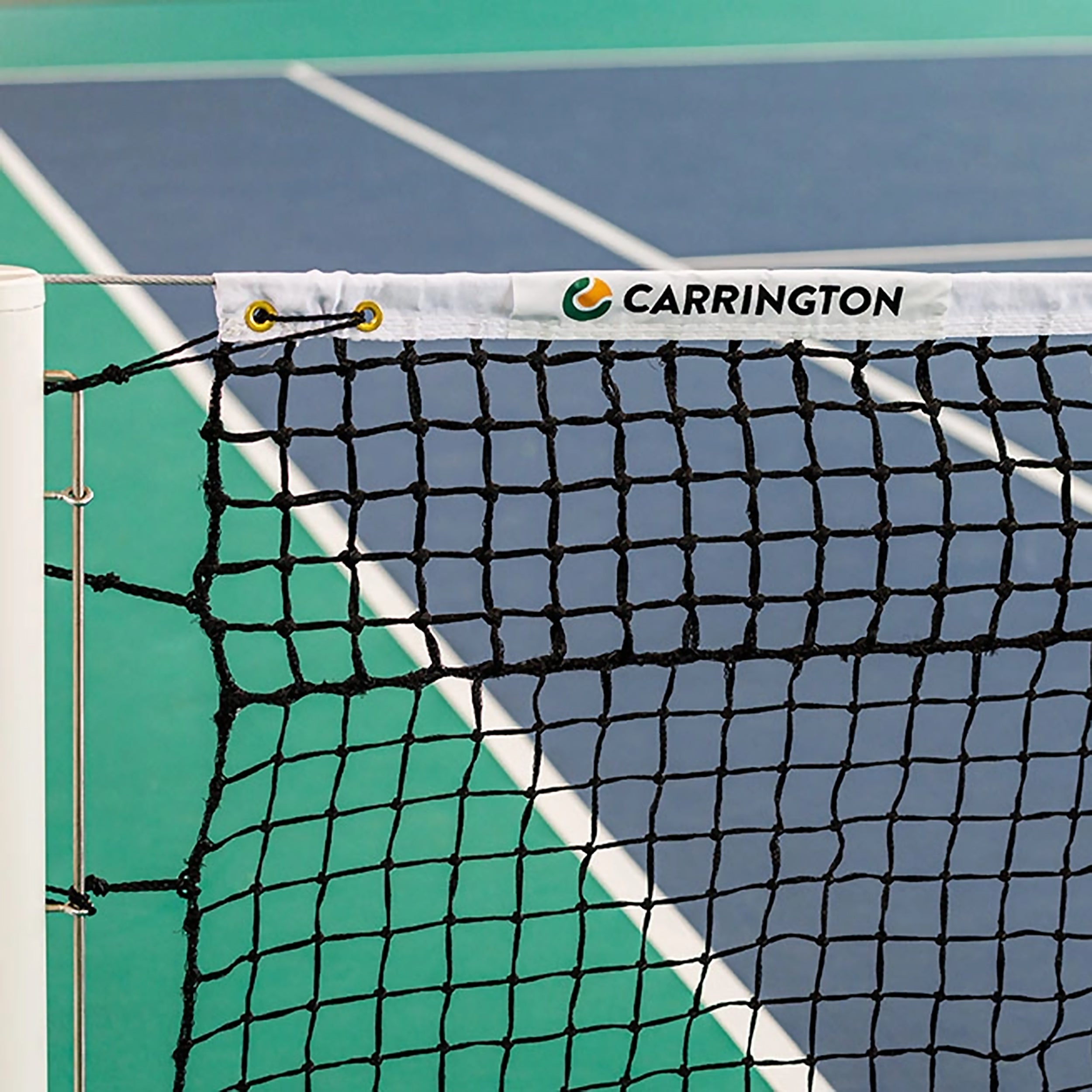 Tennisnetz Doppelfeld "PRO" 3,5 mm PE - 5 Reihen Doppelmaschig