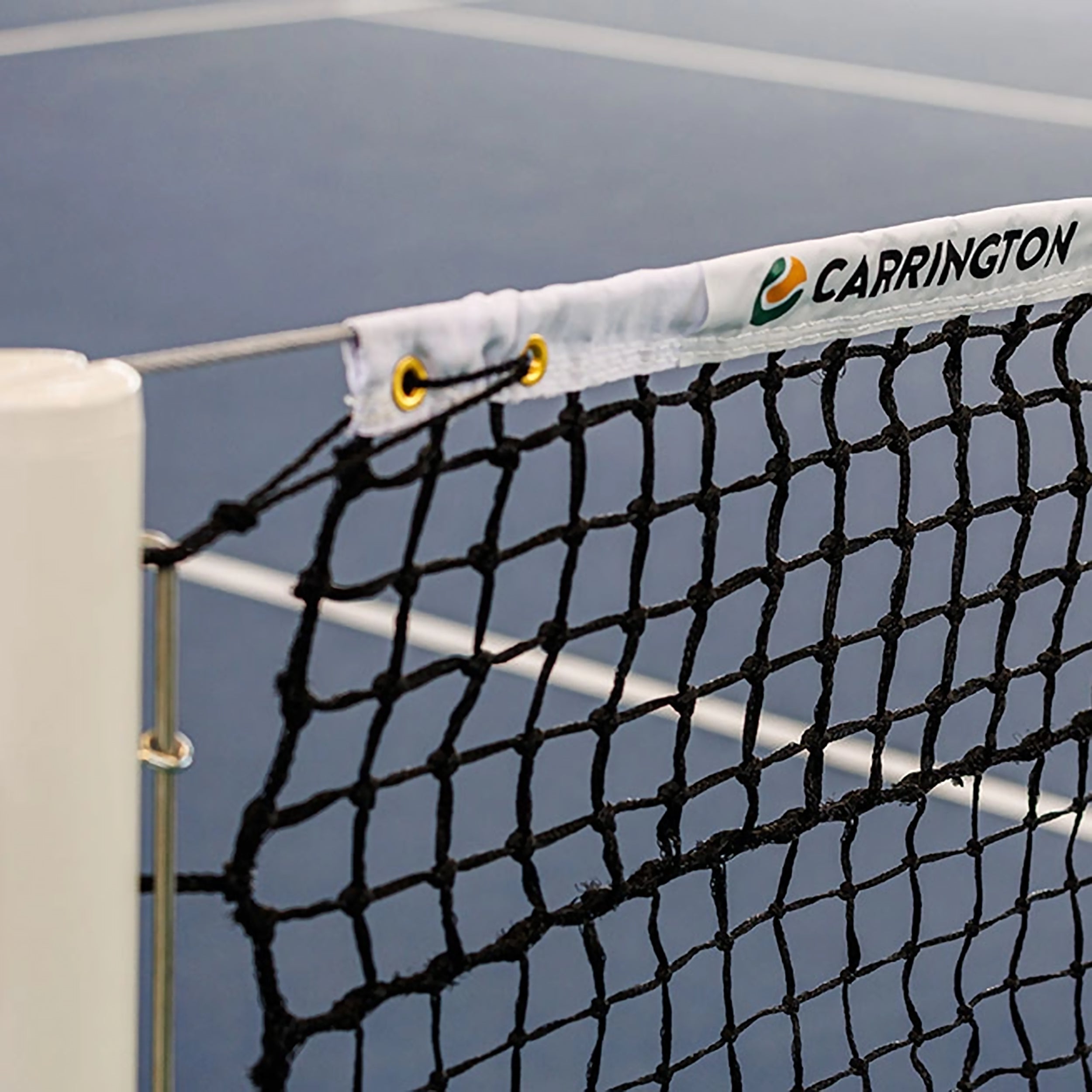 Tennisnetz Doppelfeld "PRO" 3,5 mm PE - 5 Reihen Doppelmaschig