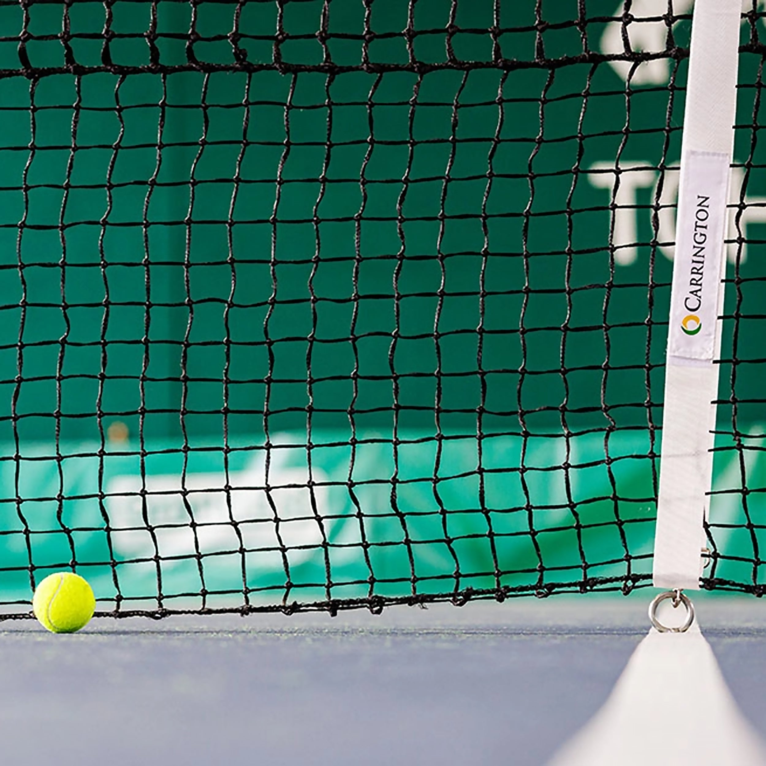 Tennisnetz Doppelfeld "PRO" 3,5 mm PE - 5 Reihen Doppelmaschig