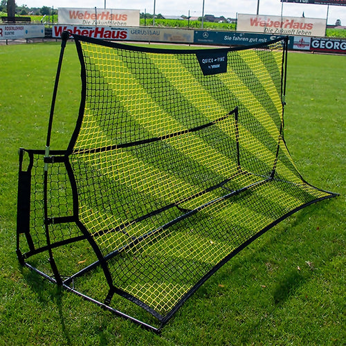 Fußballtrainer - Zweiseitiges Abprallnetz + BALL