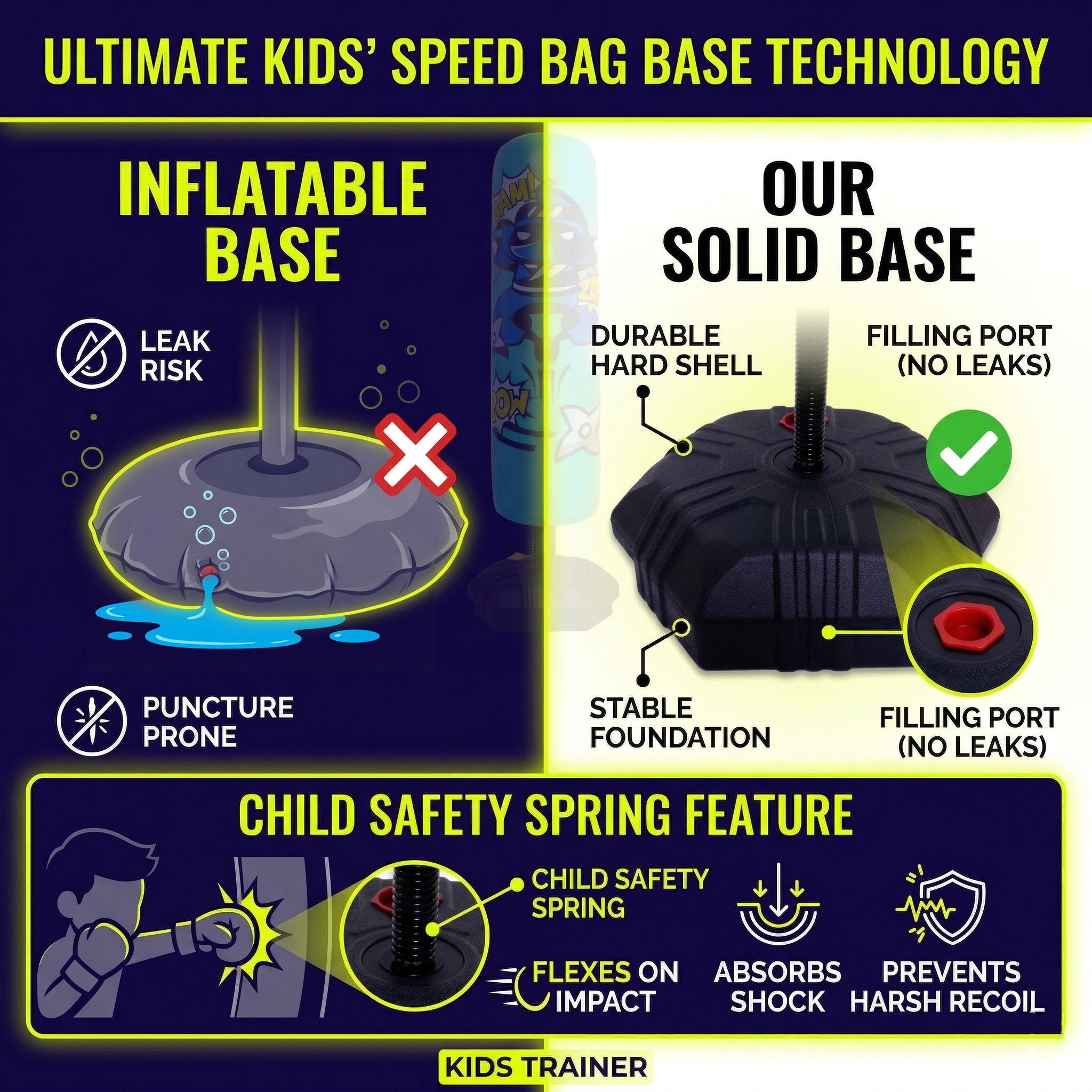 Standboxsack - Speed Boxing Training