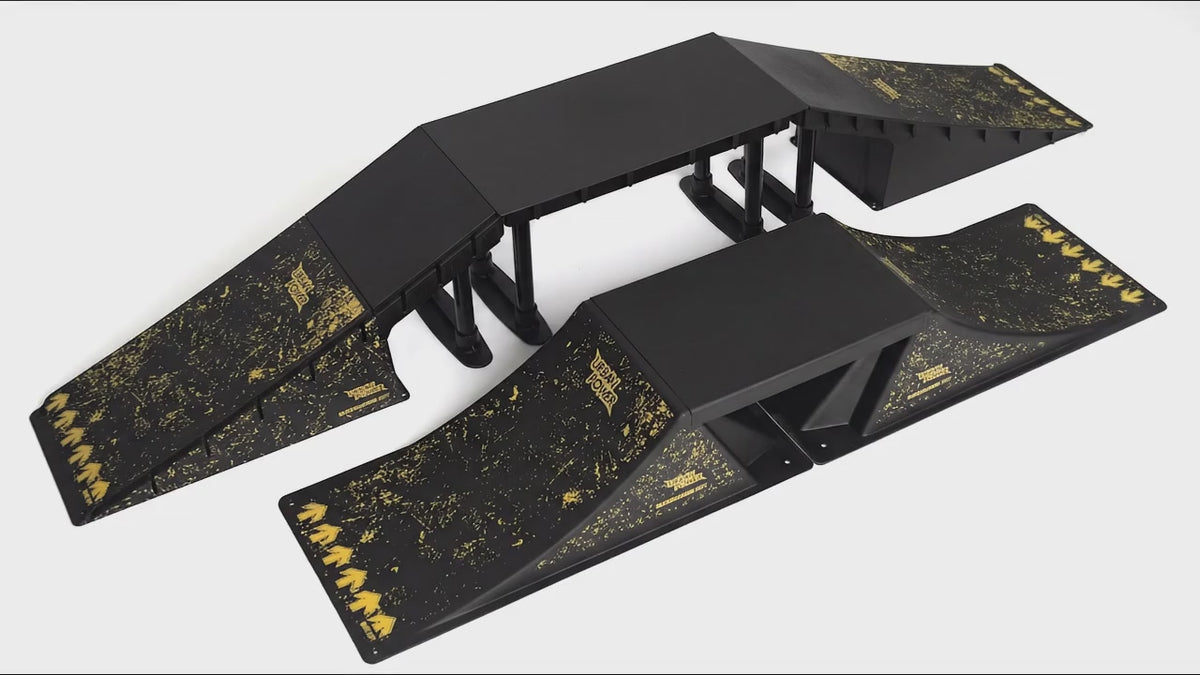 Modulaire mini-skateboardramp - 6 configuraties