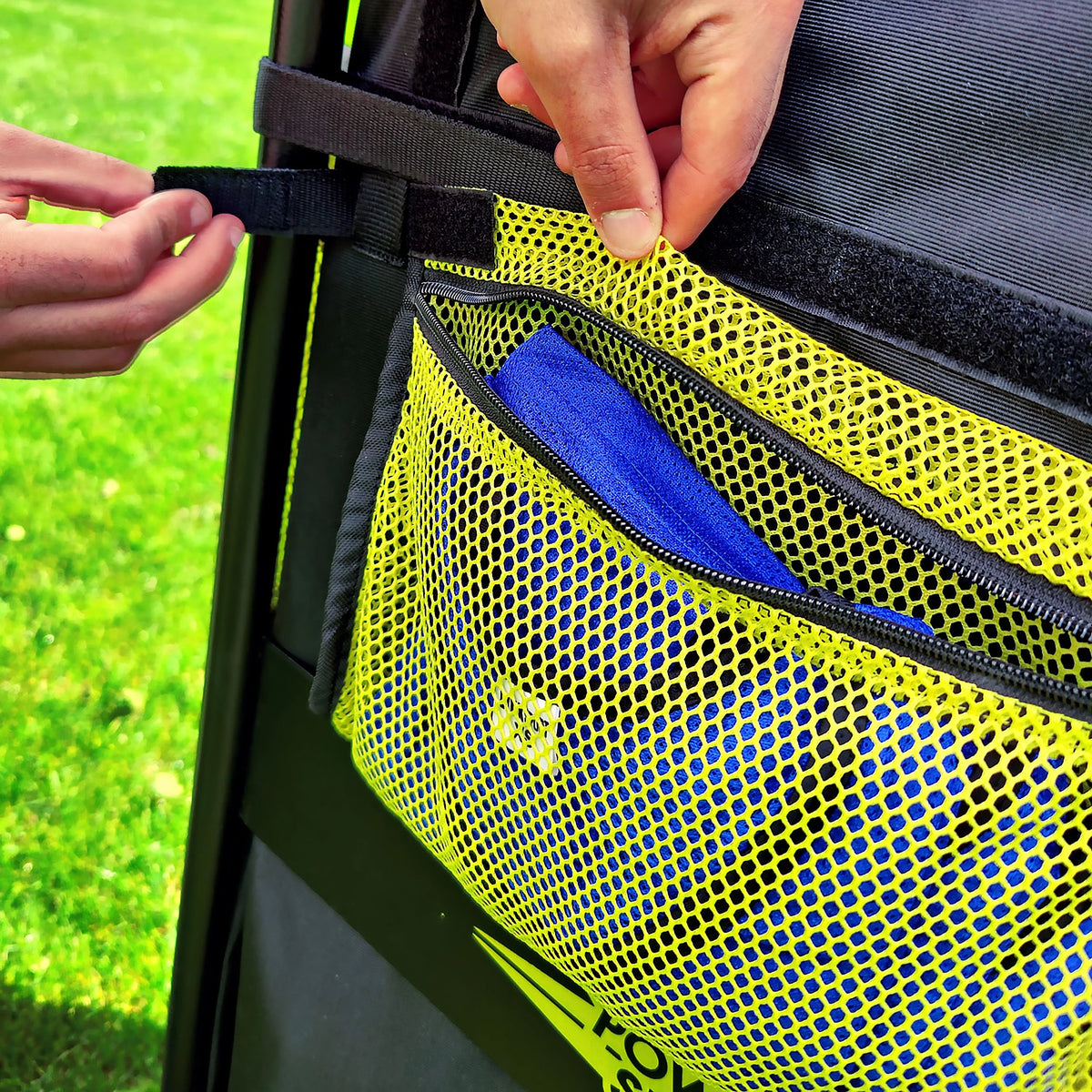 Basketball Equipment Cart with Bib Storage Bag Powershot