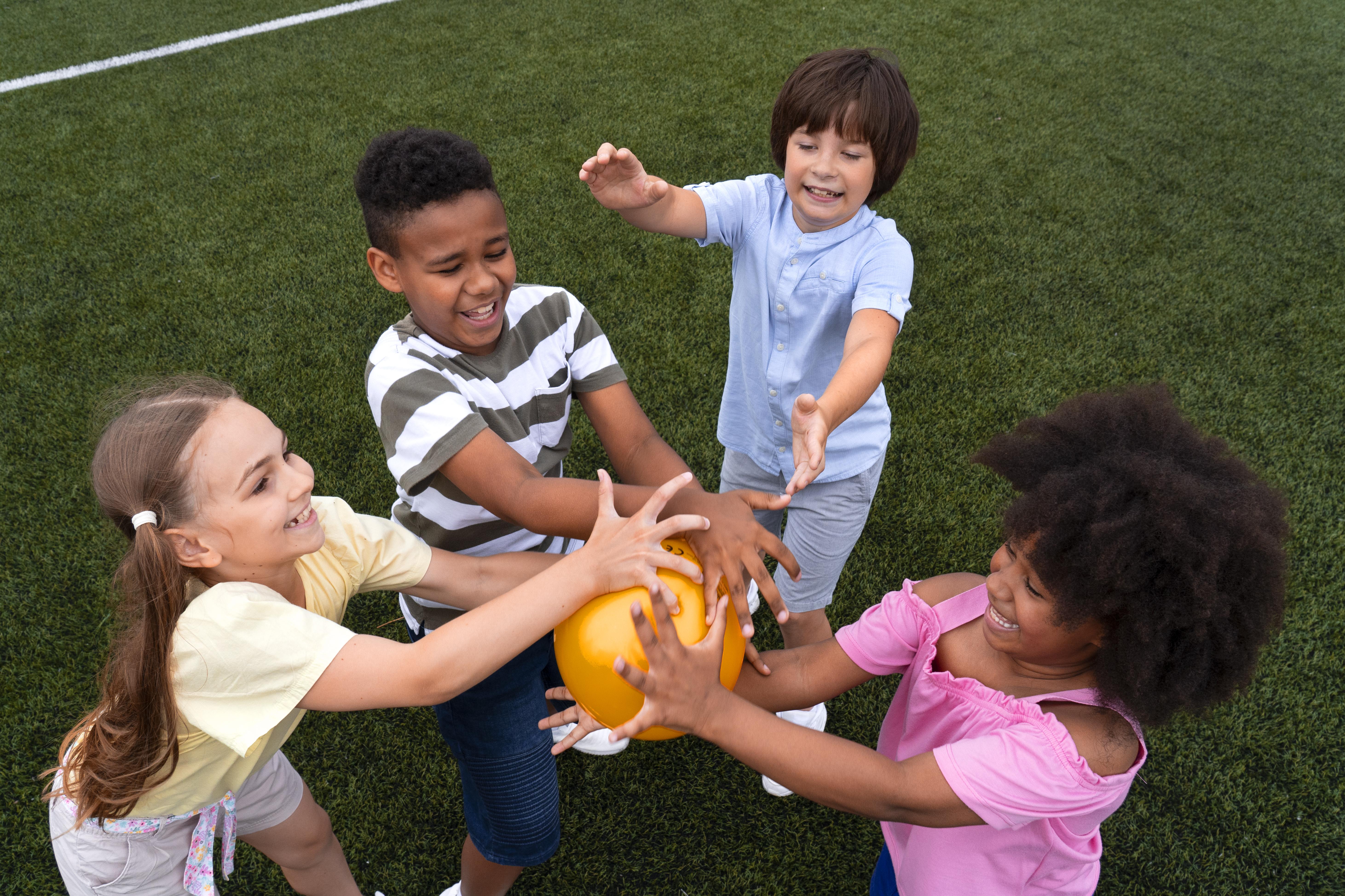 jeu de ballon enfants