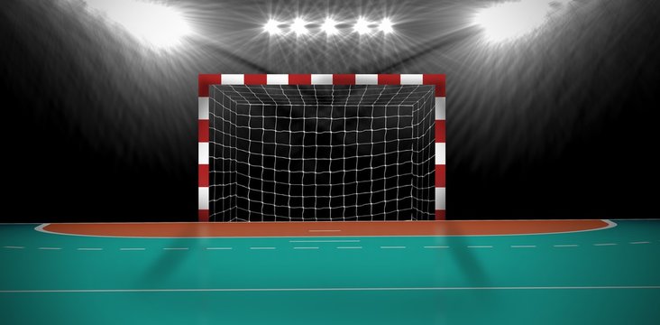 Une image contenant football, filet, mur, intérieurDescription générée automatiquement