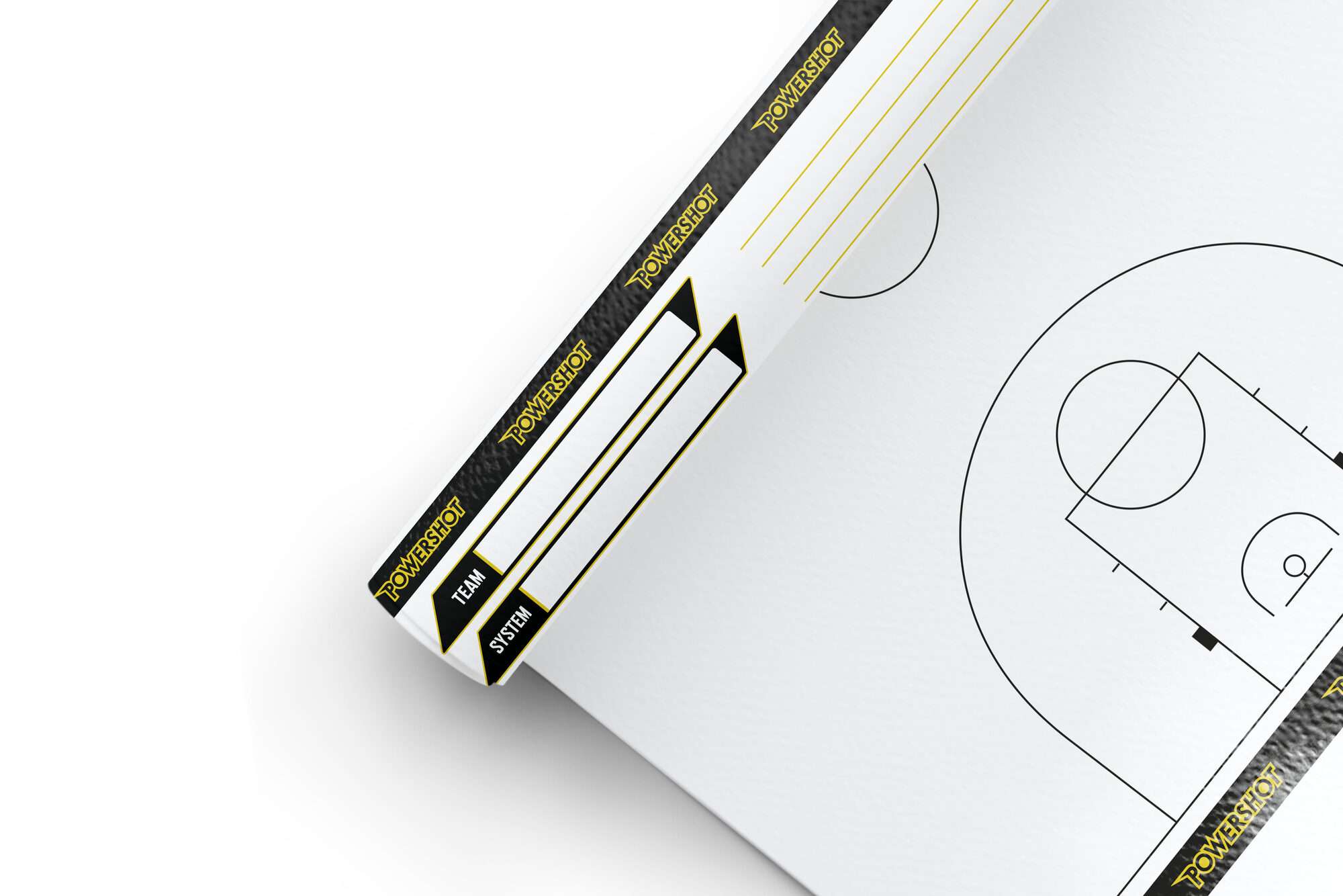 Image du produit : Rolle taktische Blätter Basketball - Ganzes Spielfeld