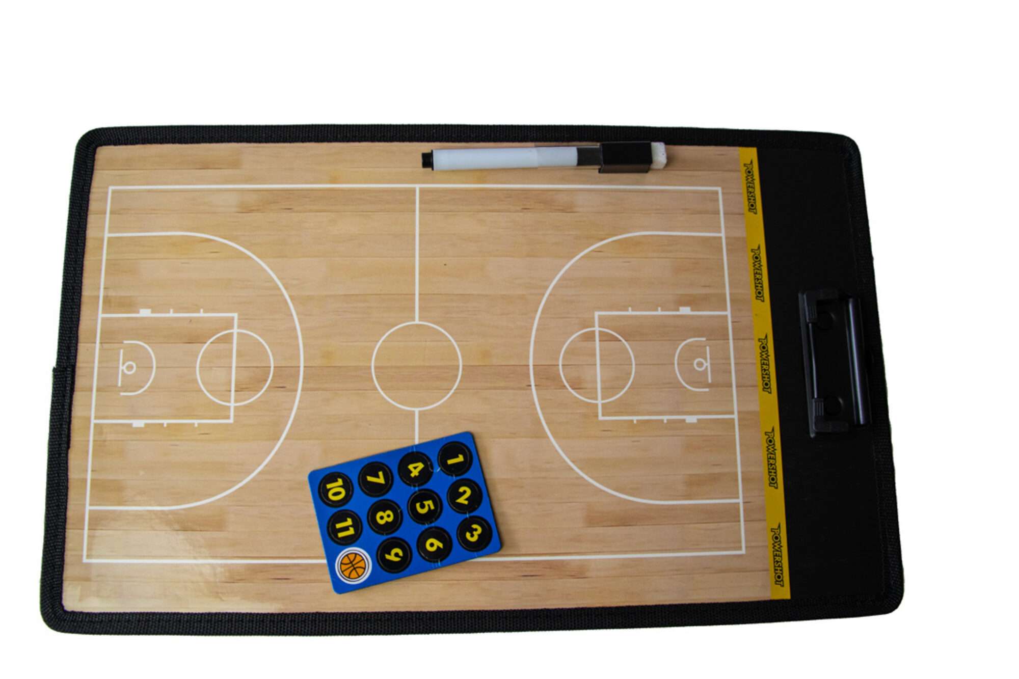 Image du produit : Taktikboard - Tatktitafel - Basketball - Doppelseitig ( 34 x 23 cm ) POWERSHOT®