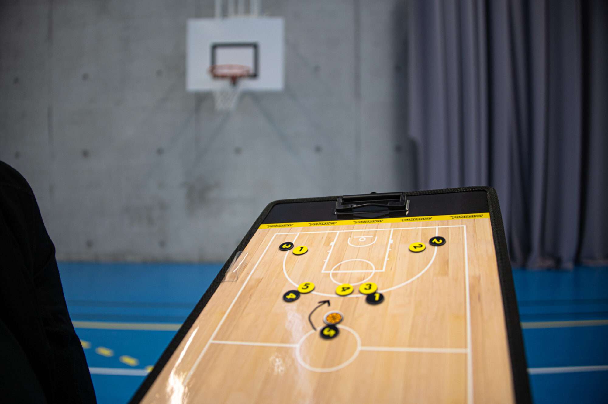 Image du produit : Taktikboard - Tatktitafel - Basketball - Doppelseitig ( 34 x 23 cm ) POWERSHOT®