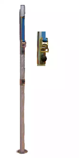 Stahl pfosten Badminton/Tennis/Volley Multisport (1 Paar)