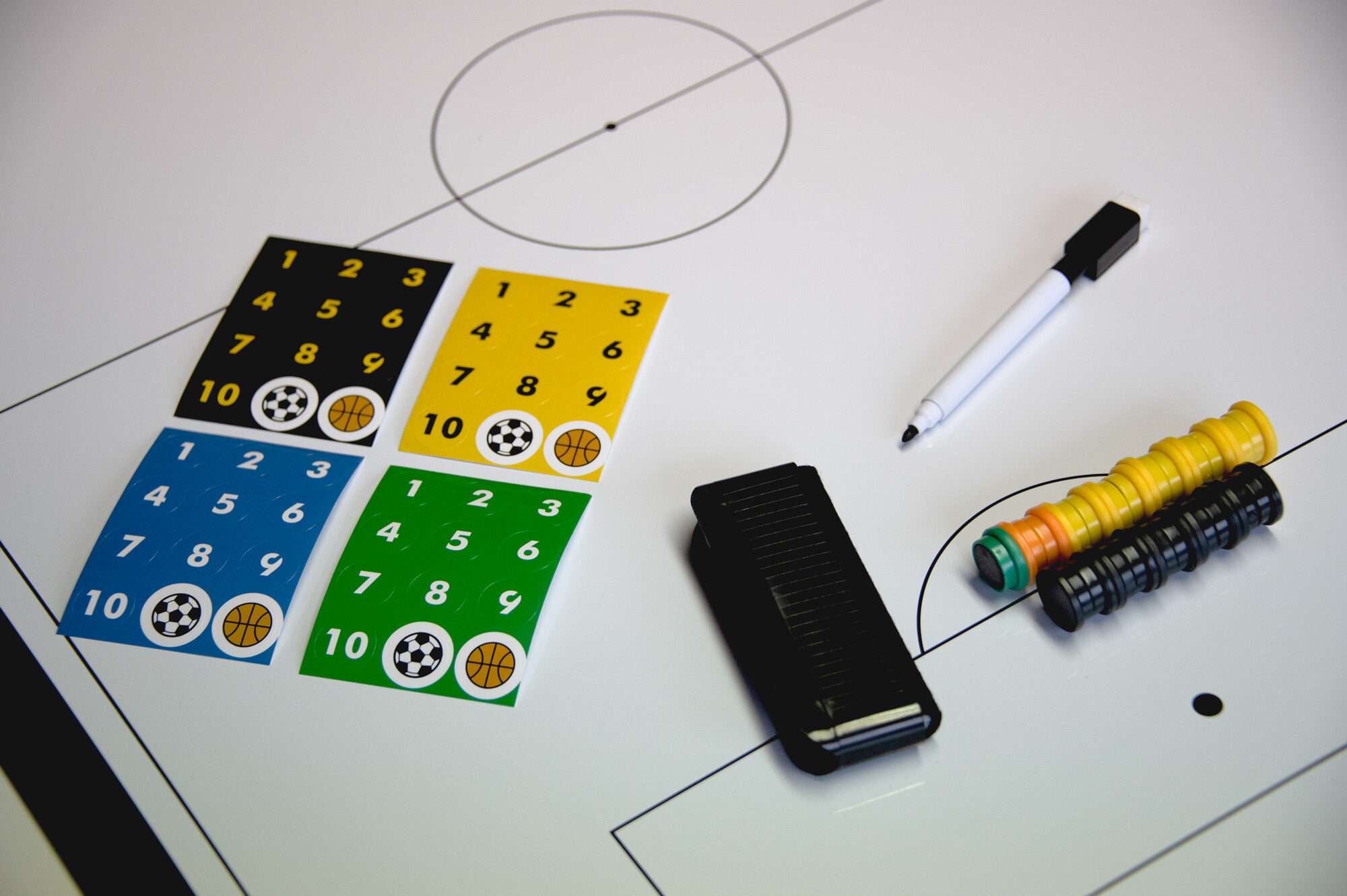 Image du produit : Fußball Taktiktafel 90 x 60 cm - Taktikboard - magnetisch
