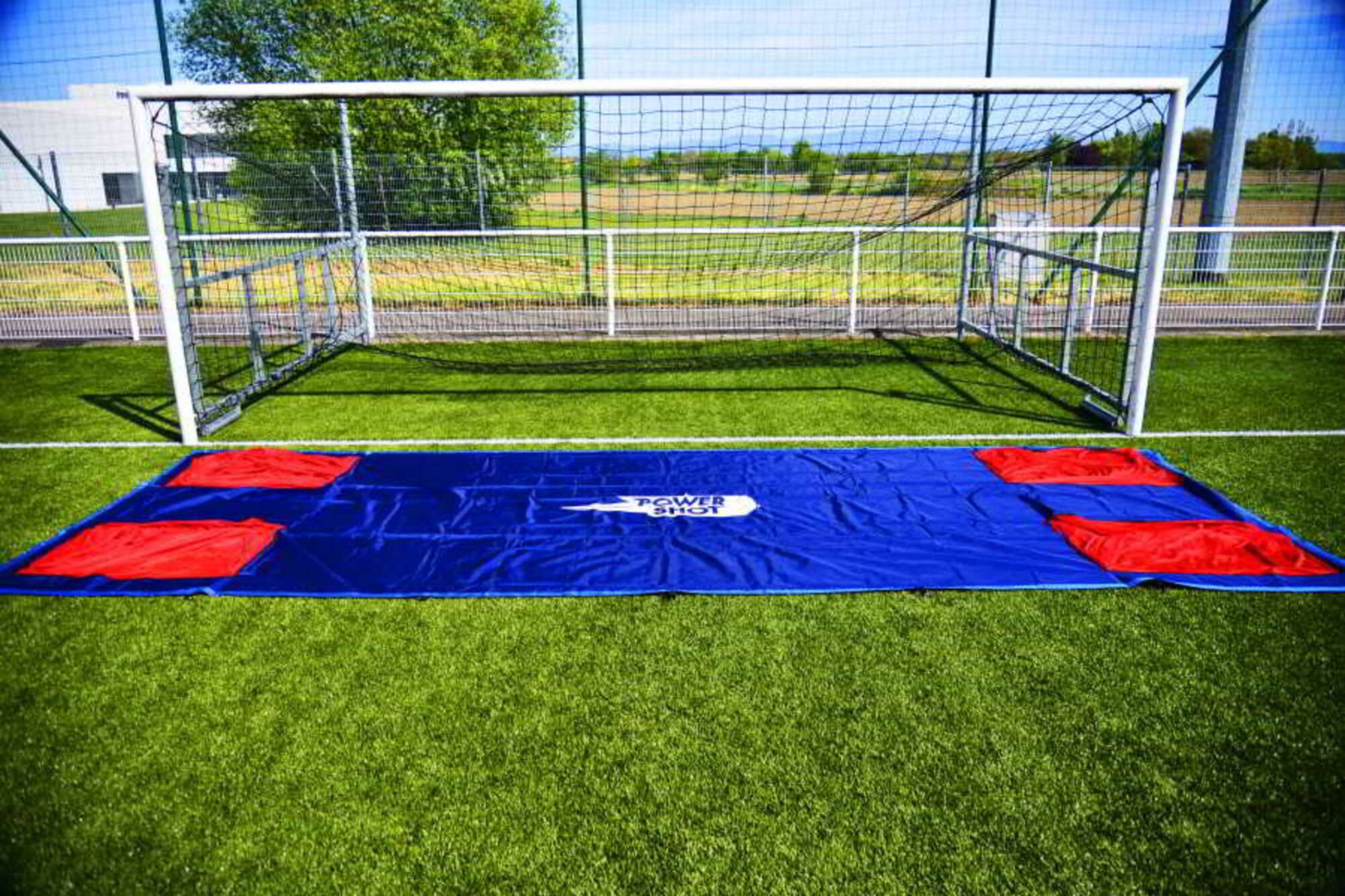 Image du produit : POWERSHOT®  Fußball - Torwand 6 x 2,1 m - EXTREM REISFEST