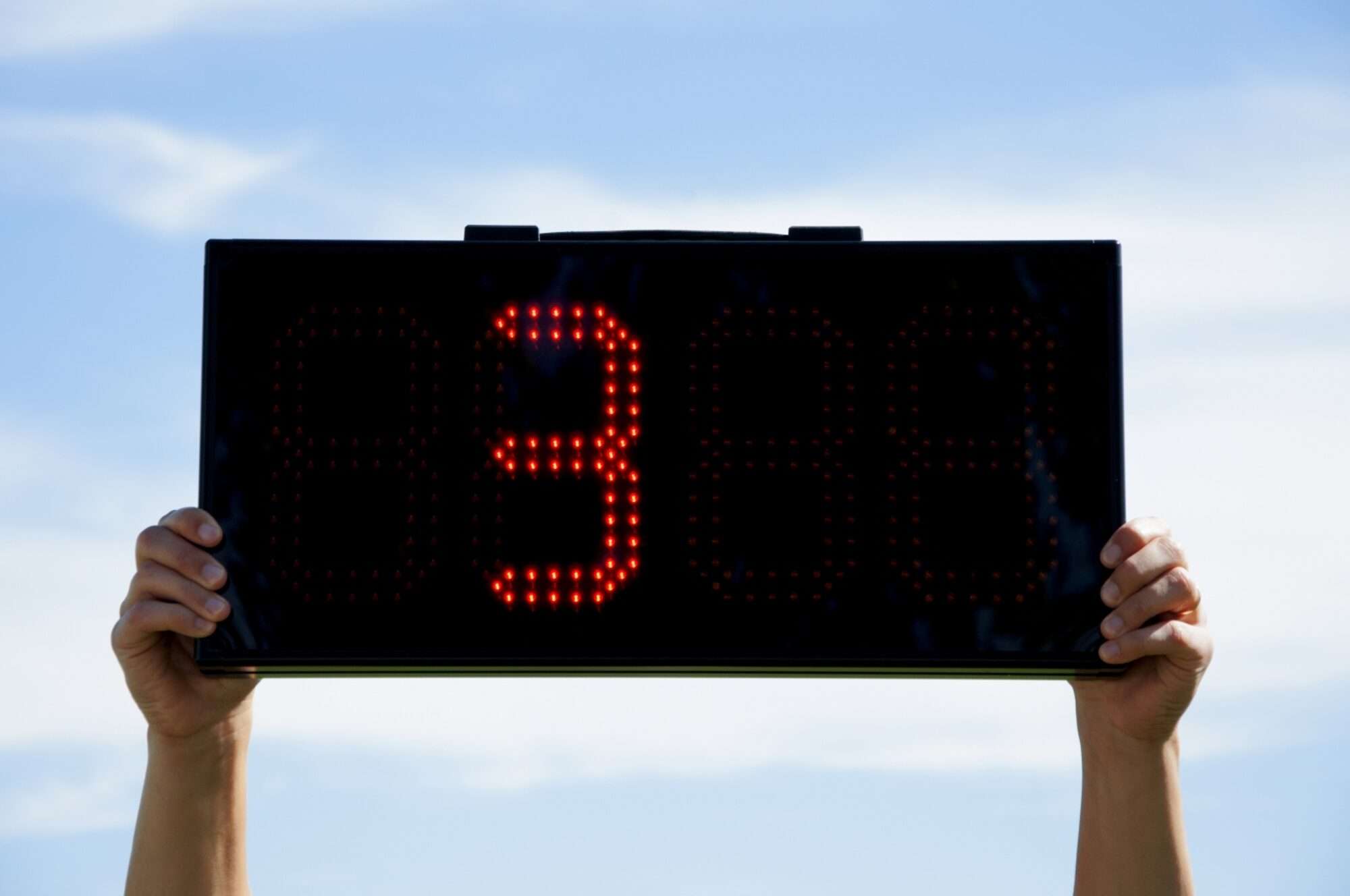 Image du produit : Elektronische Anzeigetafel 56 x 27cm - LED Anzeige - wiederaufladbar