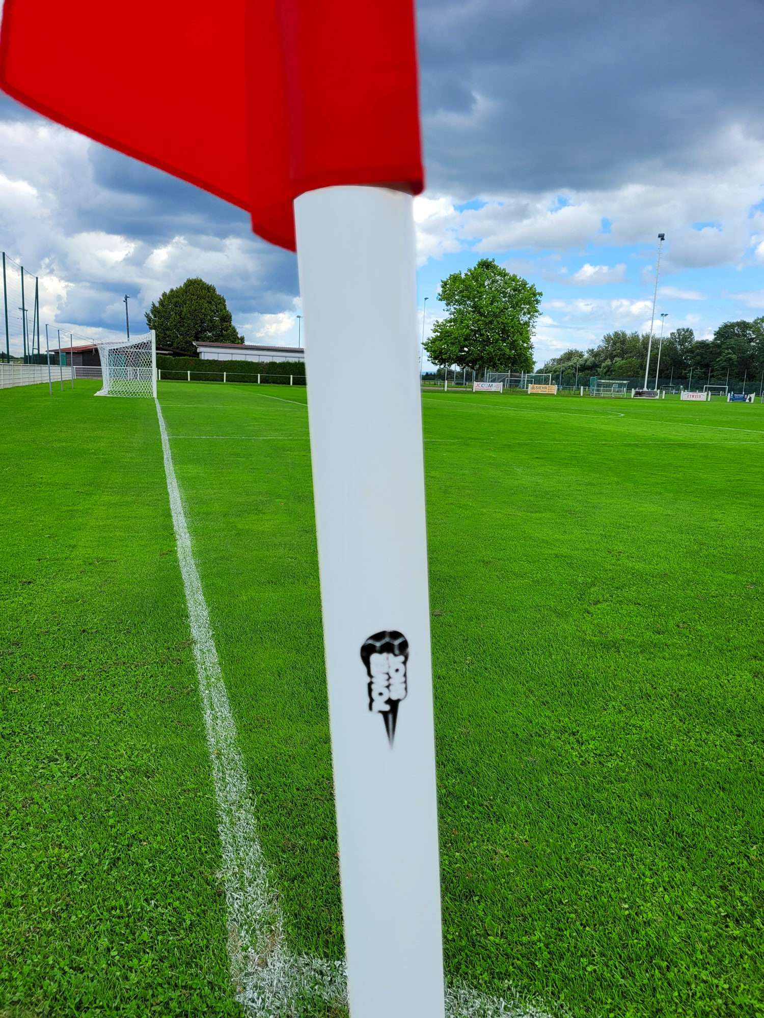 Image du produit : Eckfahnen-Set Fußball - mit Kippgelenk von POWERSHOT®