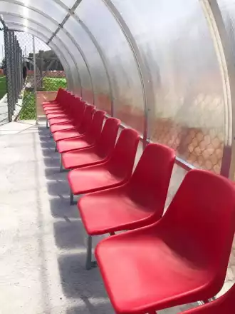 Spielerkabine - Auswechselbank - 3 m - 6 Sitze