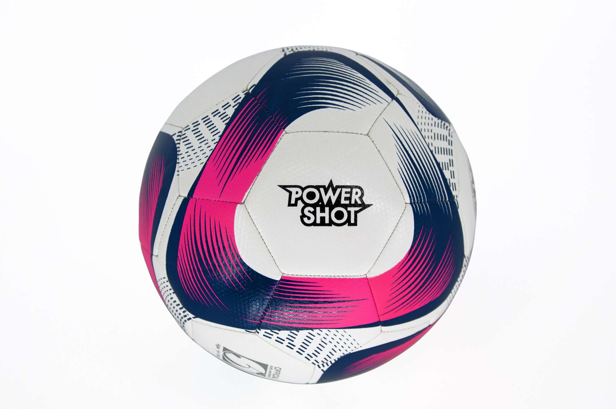 Image du produit : POWERSHOT®-Fußball - Größe 5 - Rosa & Blau