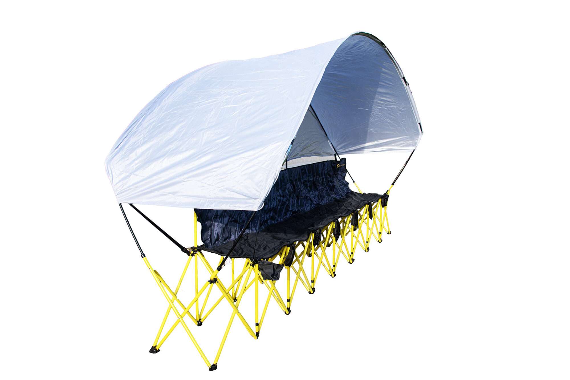 Image du produit : Überdachte faltbare Bank mit 6 Plätzen