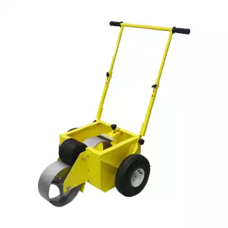 Traceuse de terrain à rouleau jaune et noir – Marquage 10cm – Réservoir 12 L