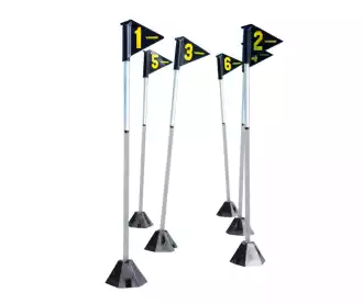 6 LED-Slalomstangen (mit Fernbedienung)