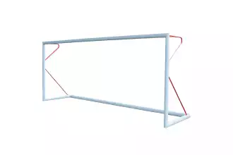 11er Fußballtor - Transportabel - Aluminium - PROFESSIONELL - Rot