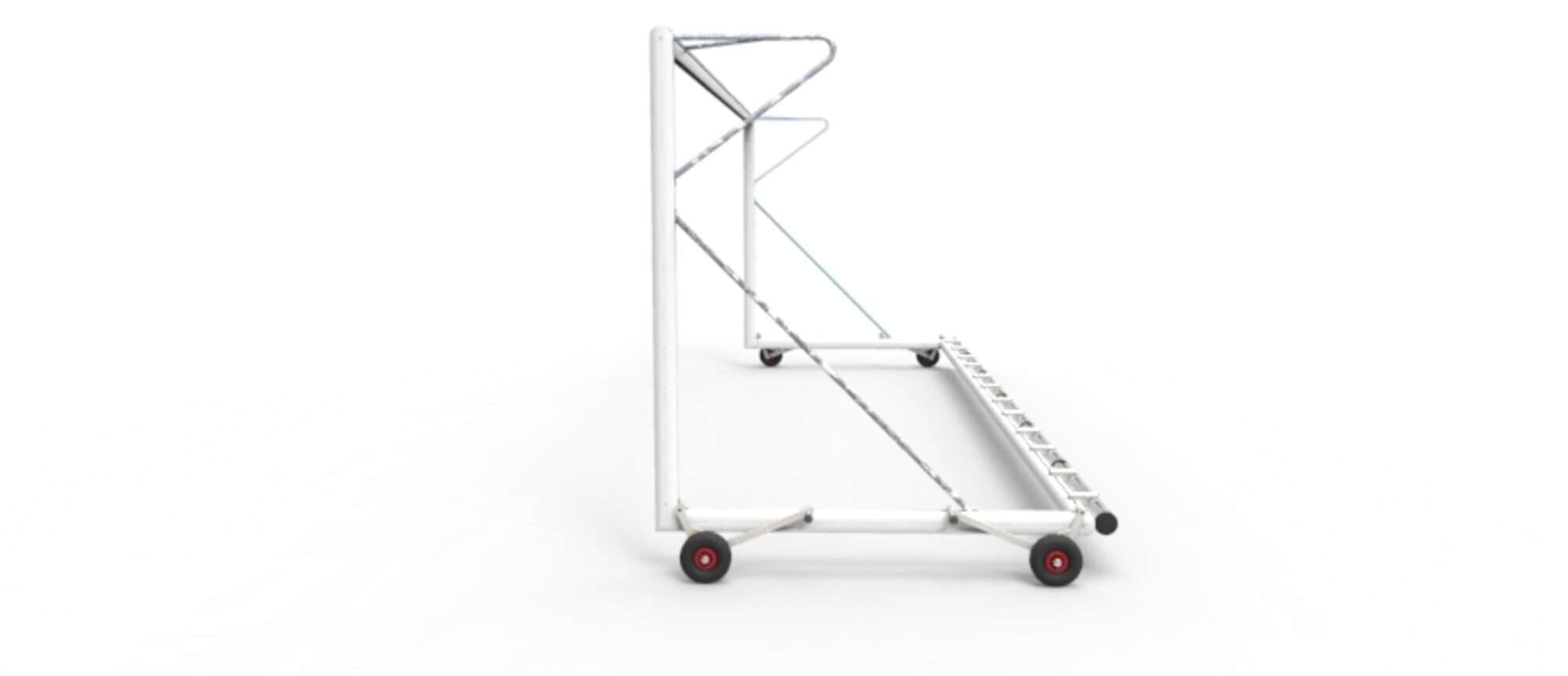 Image du produit : Fußballtor 11er - Aluminium - Selbstbeschwerend