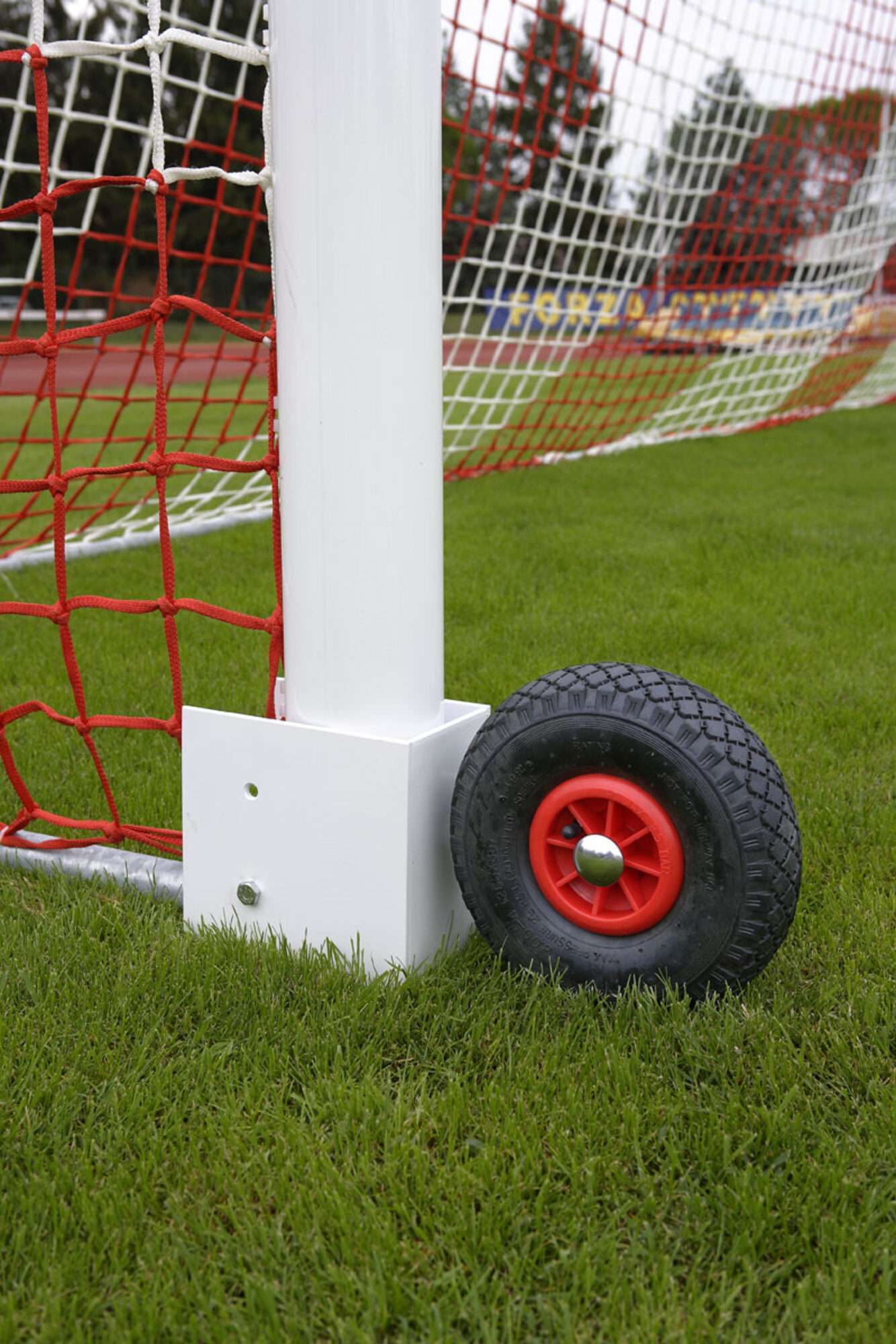 Image du produit : Transportrollen für Fußballtore - Freistehend 120x100 mm (Paar)