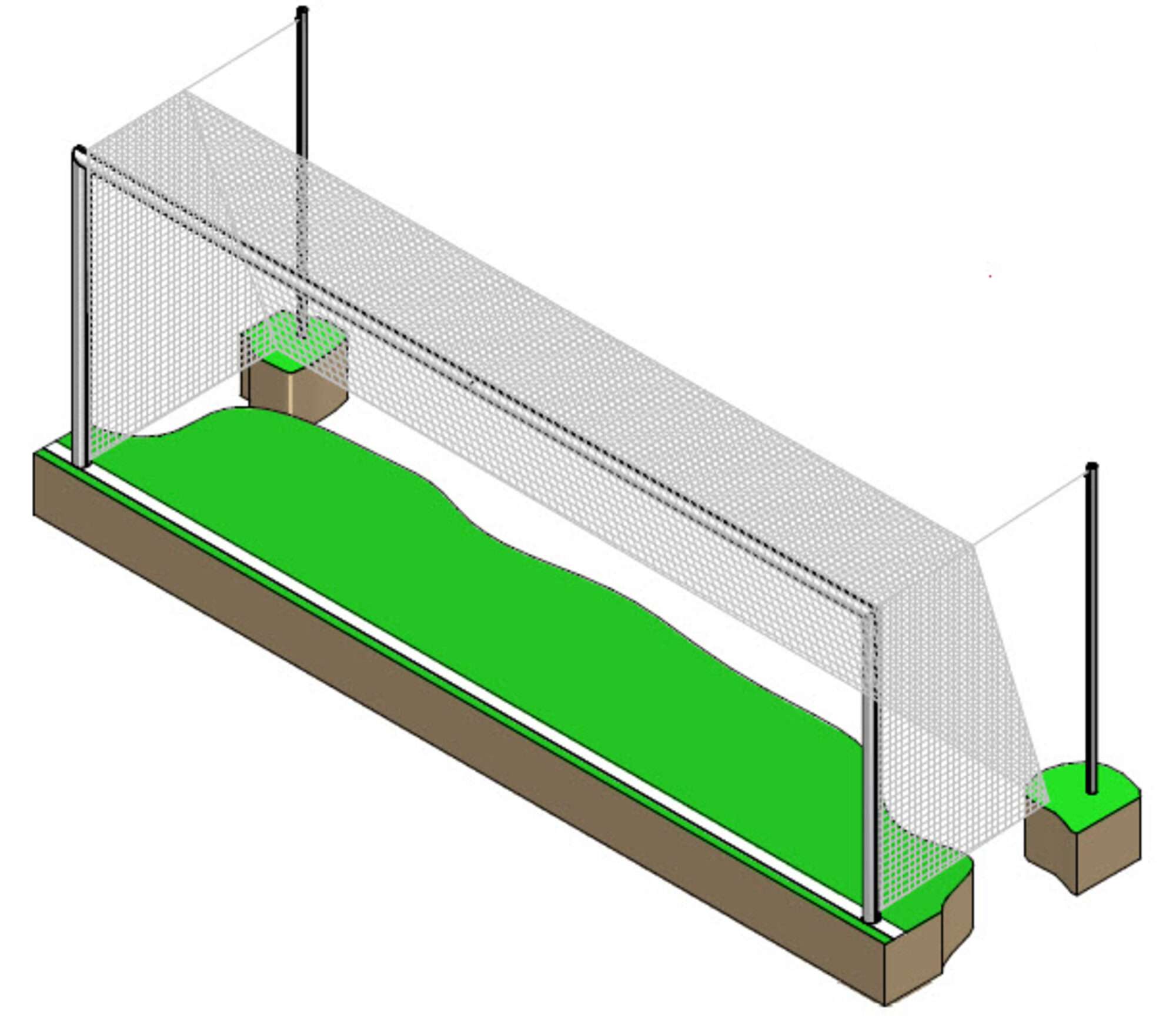 Image du produit : 11er-Fußballtor - Aluminium - PROFESSIONAL