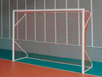 Fußballtor transportabel - 4 x 2 m - Aluminium
