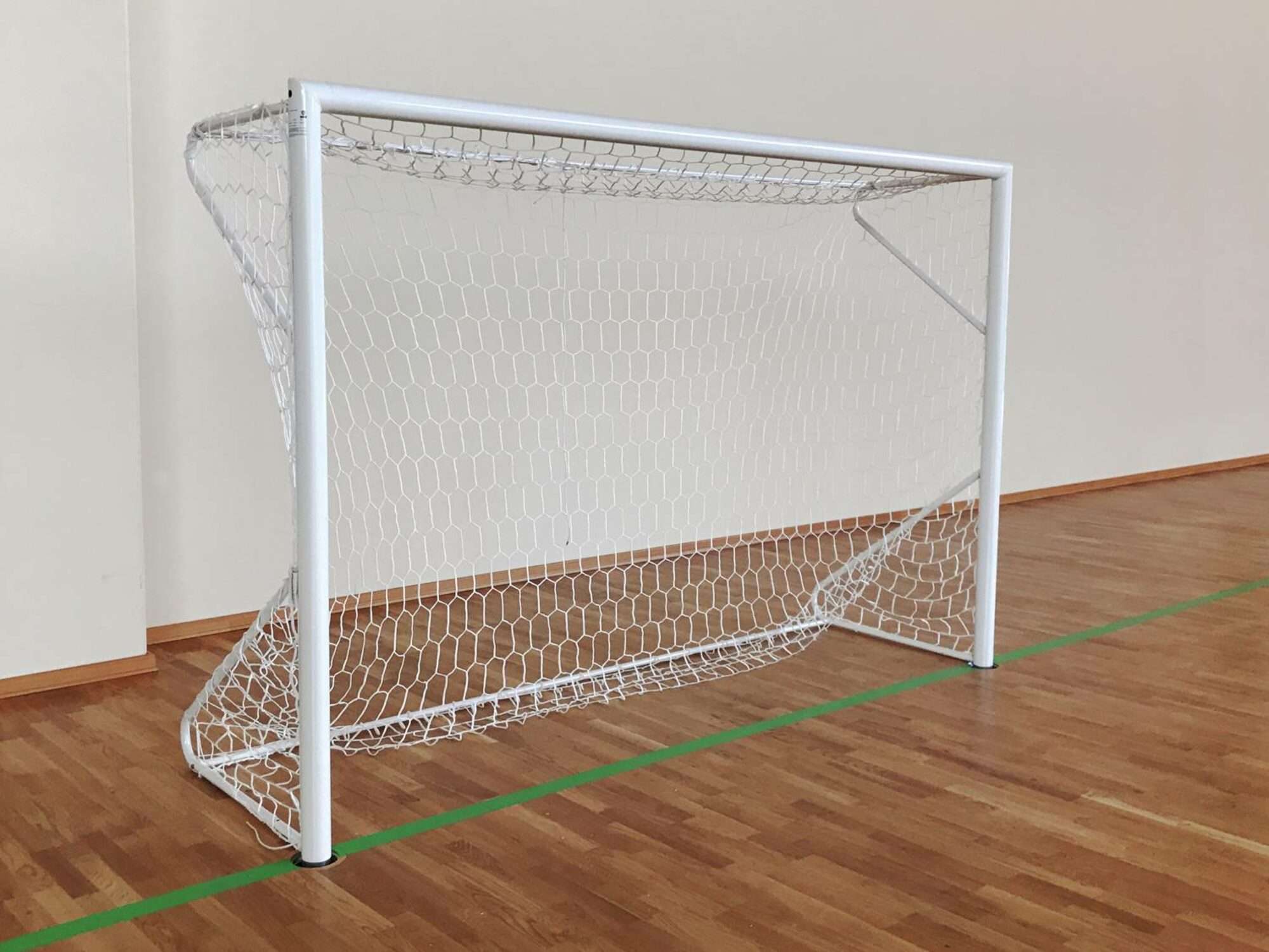 Image du produit : Fußballtor 3 x 2 m - Stahl - Futsal - inkl. Bodenhülsen