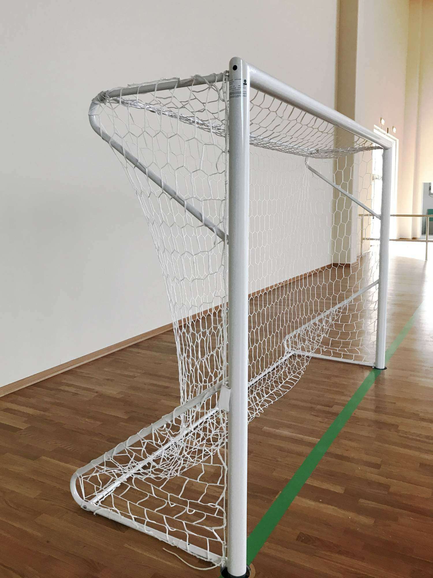 Image du produit : Fußballtor 3 x 2 m - Stahl - Futsal - inkl. Bodenhülsen