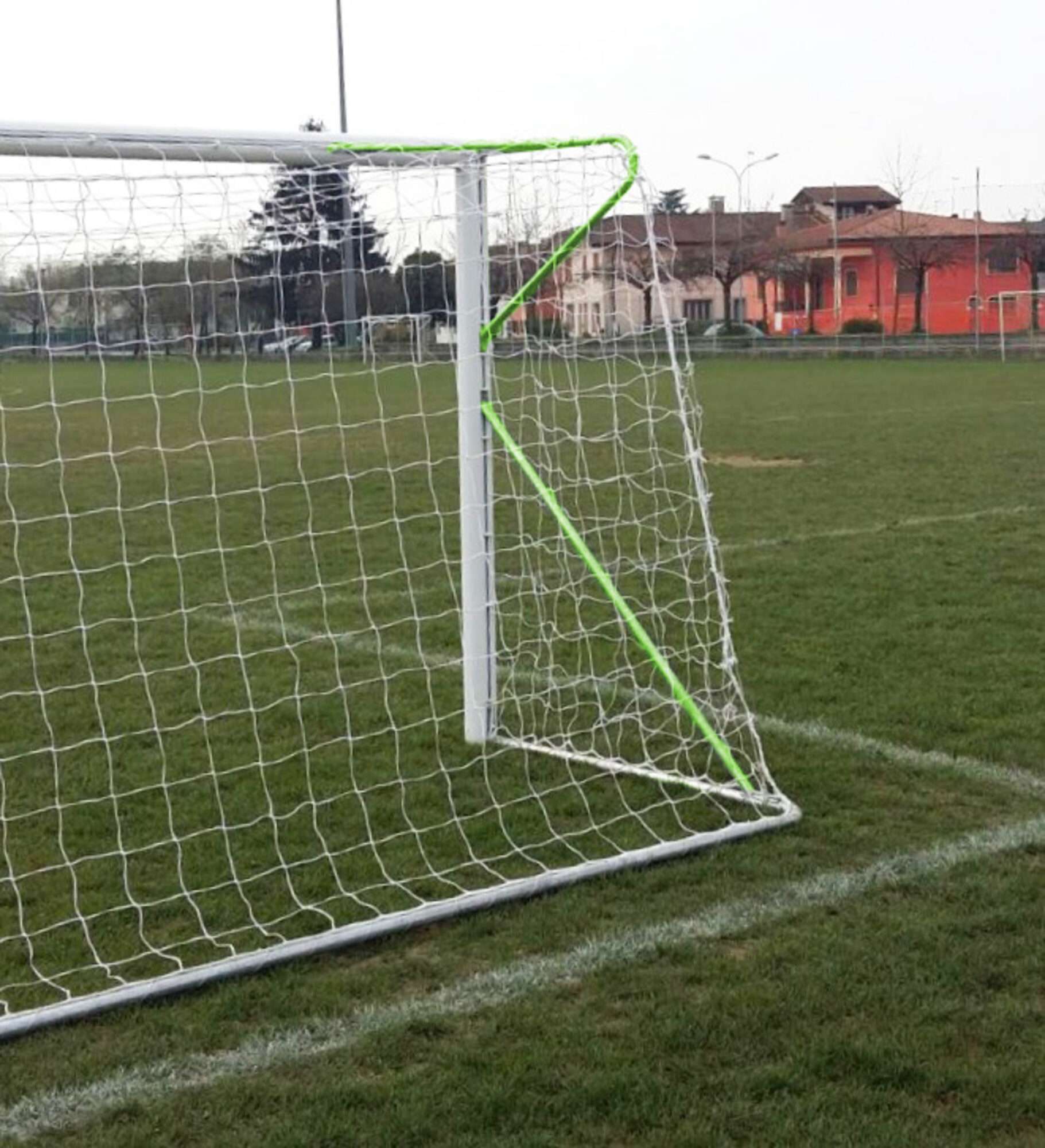 Image du produit : 8er-Fußballtor - Transportabel - Aluminium - BASIC - Grün