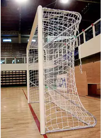Jugendfußballtor 5 x 2 m mit Bodenhülsen - Alu - 80 x 80mm